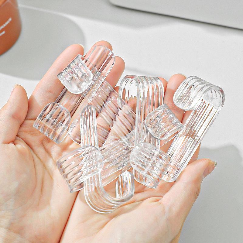 Акриловый крючок для ключей, прочный без перфорации, для ванной комнаты, спальни, двери за стеной, бесследный крючок