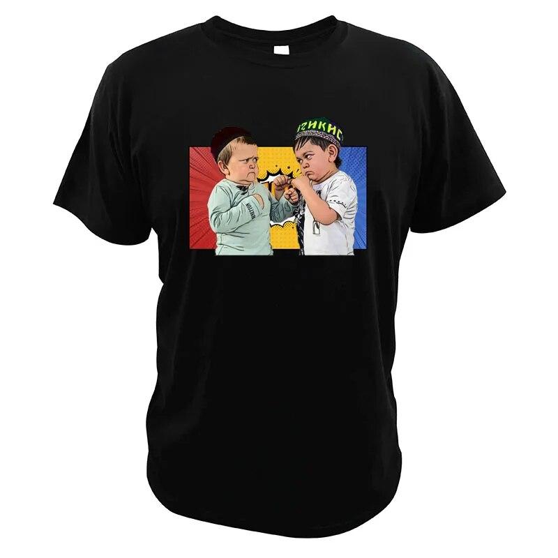 Классическая футболка Hasbulla Fighting Meme, мини-футболка Khabib Blogger, женская летняя повседневная футболка унисекс с короткими рукавами, топы большого размера