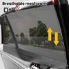 Car Side Window Sunshade Cover Double Layer Car Privacy Curtain Strong Magnetic Adsorption Simple Installation UV-Proof Auto Windshield Sunshade