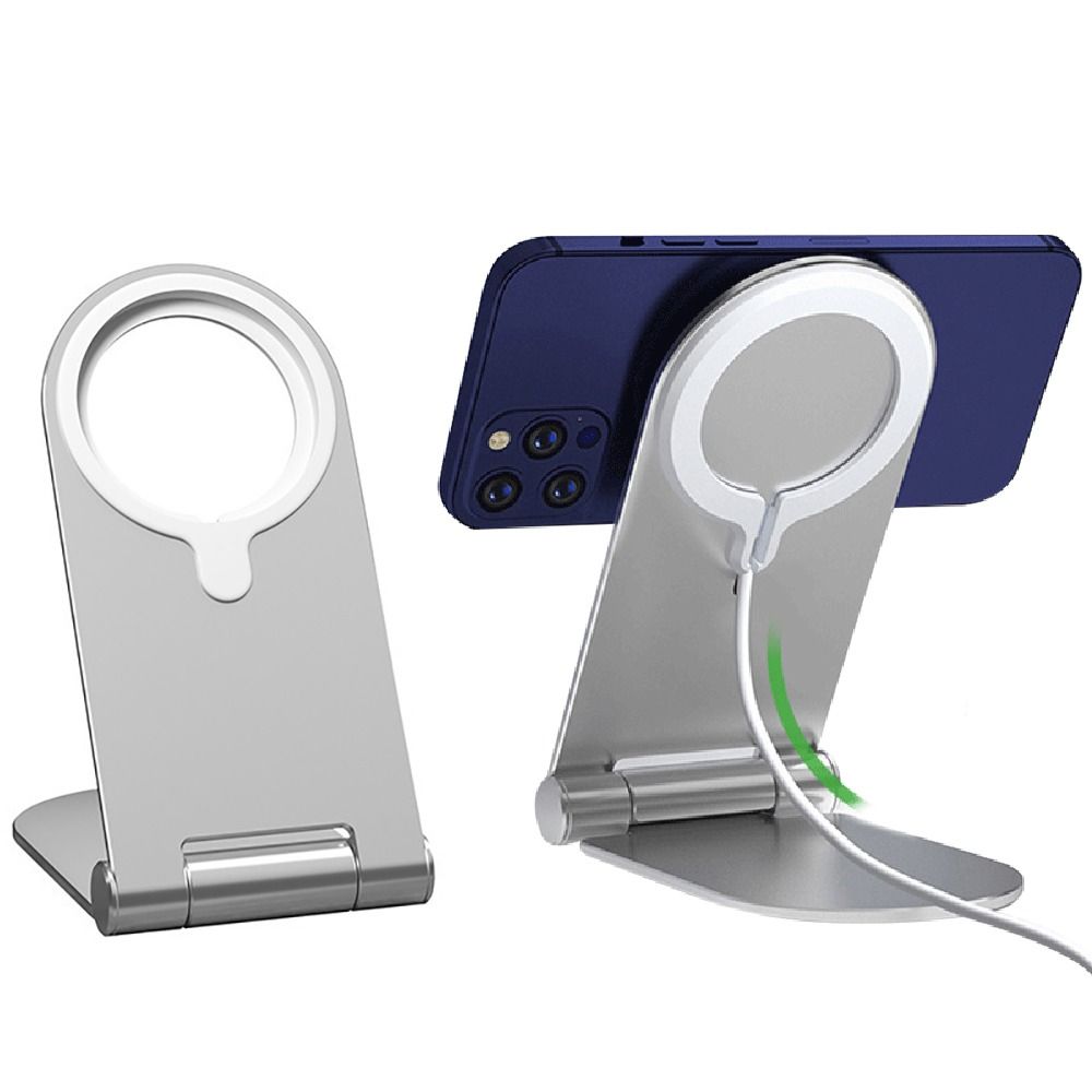 Aluminium Alloy Mobile Phone Holder Folding Tablet Bracket for iPhone 15/14/13/12 Plus Pro Max