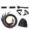 11 Piece Set of Resistance Band Suit Fitness Band Resistance Fitness Equipment Exercise Belt Pull Rope Elastic Training Extender