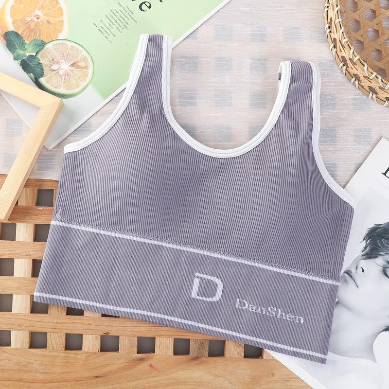 D-Cup Deep U-Back Seamless Wire-Free Yoga Sports Bra