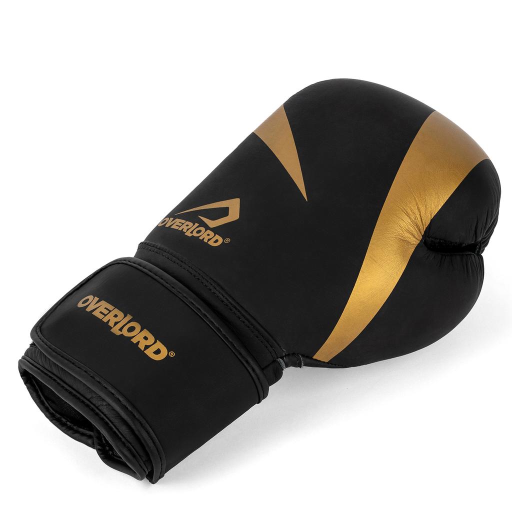 Overlord rękawice bokserskie riven złote 14 oz.