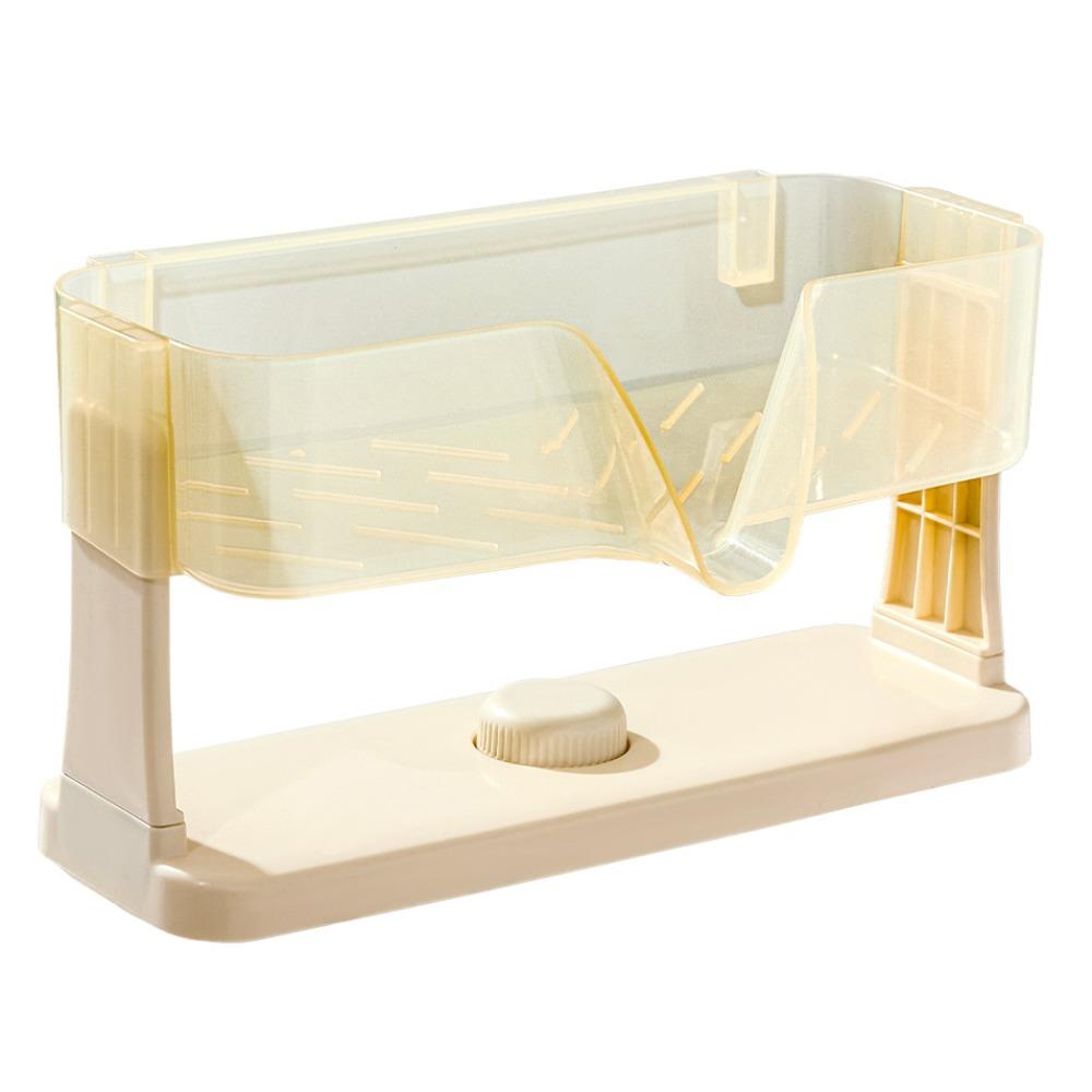Suction Cup Kitchen Sink Storage Rack Save Space Quick Dry Sponge Self-draining Tray Waterproof Automatic Drainage