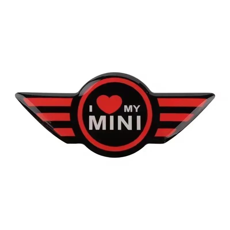 Наклейка-логотип на центр руля автомобиля для Mini Cooper John Cooper Works R50 R52 R53 R55 R56 F54 F55 F56 F60 Декор интерьера