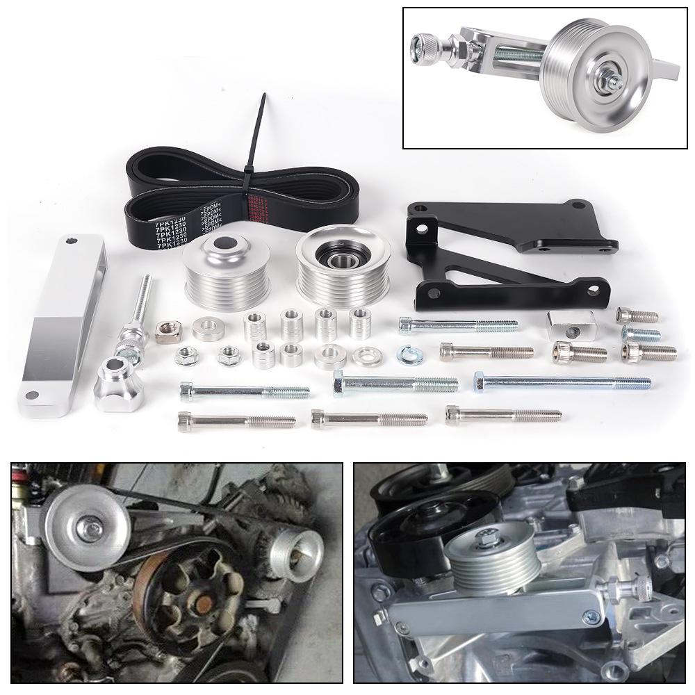 Honda K20/K24 Engine AC/PS Delete Pulley Kit