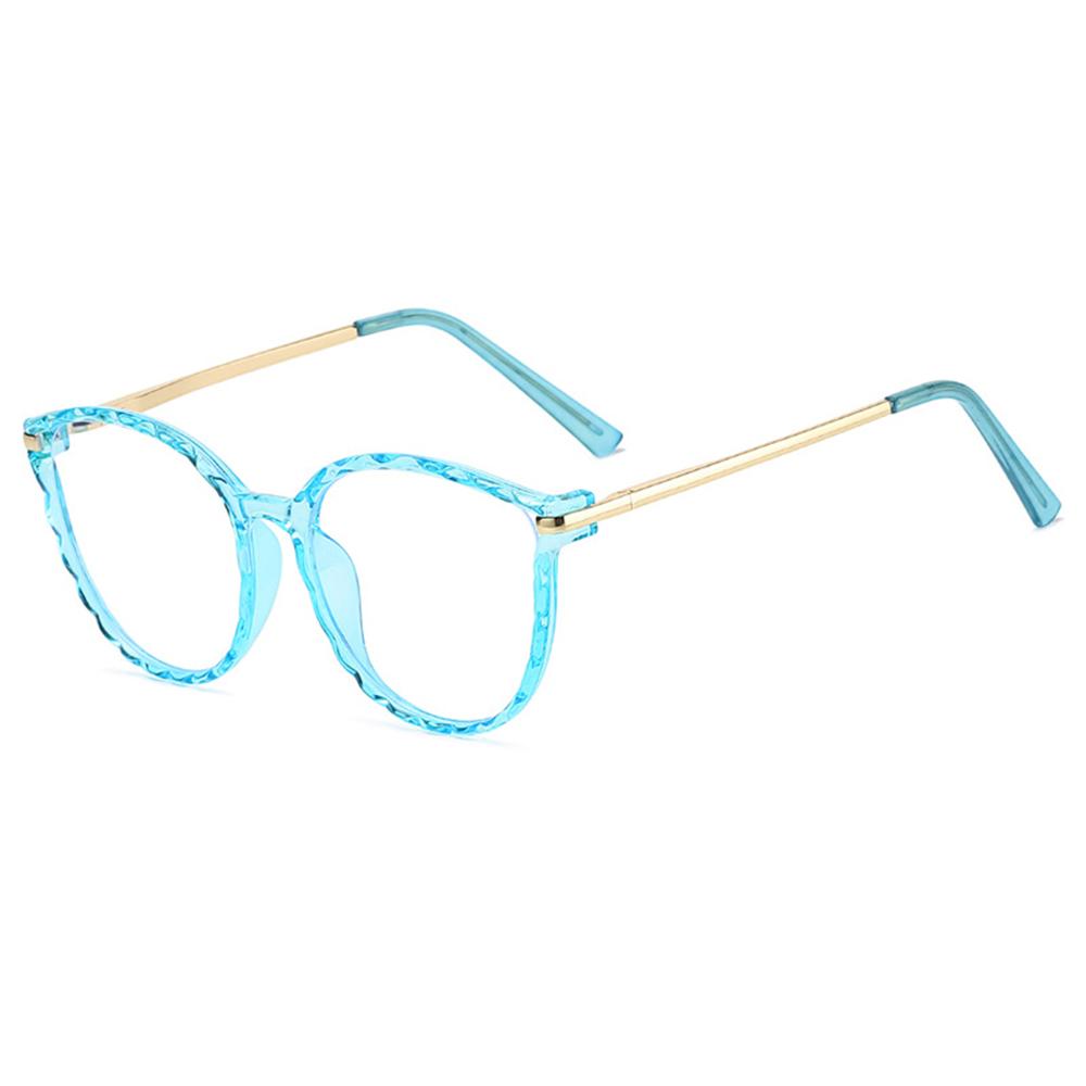 Fashion Anti Blue Light Glasses Women Computer Eyewear Designer Cat Eye Glasses Eyeglasses Lady Clear Optical Goggle Frame New