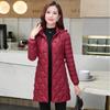 Mid-long Parka Light Jacket Mother's Autumn Down Cotton Coat Women's Padded Coat Padded Coat Winter Parkas Jacket 6XL