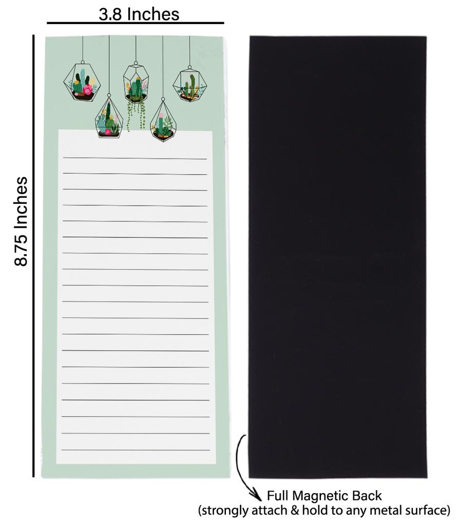 Inkdotpot Упаковка из 3 магнитных блокнотов для записей на холодильник - магнитные блокноты для записей на холодильник-  (50 листов