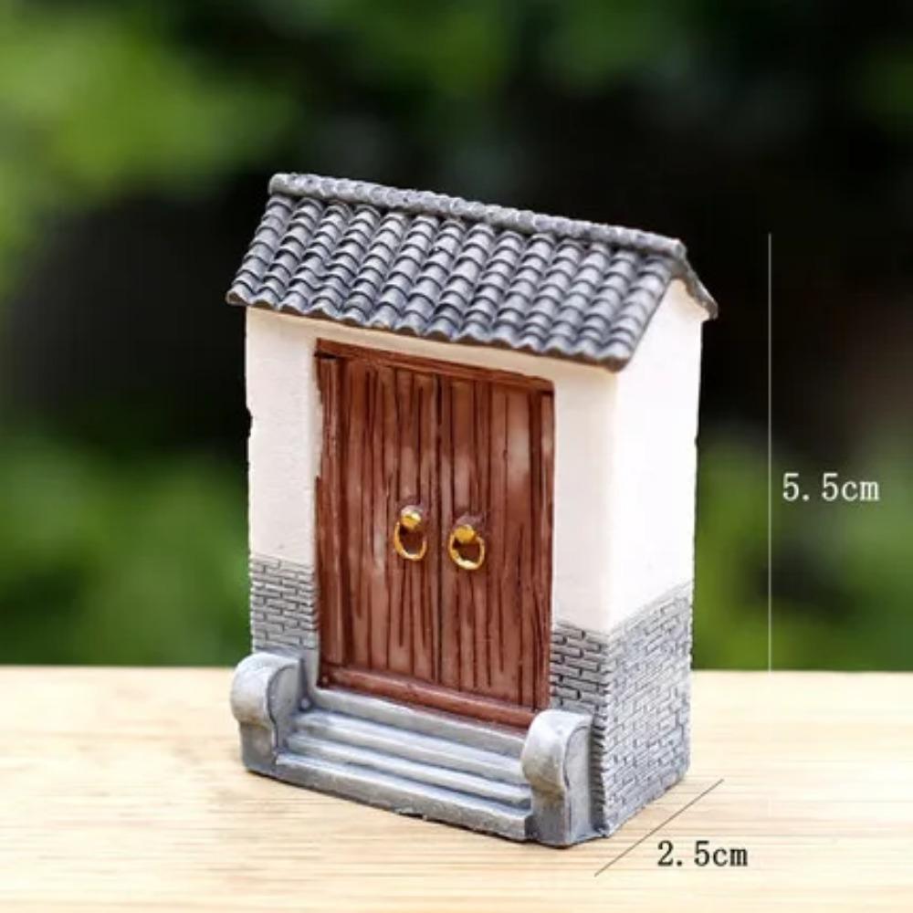 Миниатюрный дом A Building Mushroom Aquarium Rockary Фигурка Fairy Garden Terrarium Home Fish Tank Landscape Decor Accessories