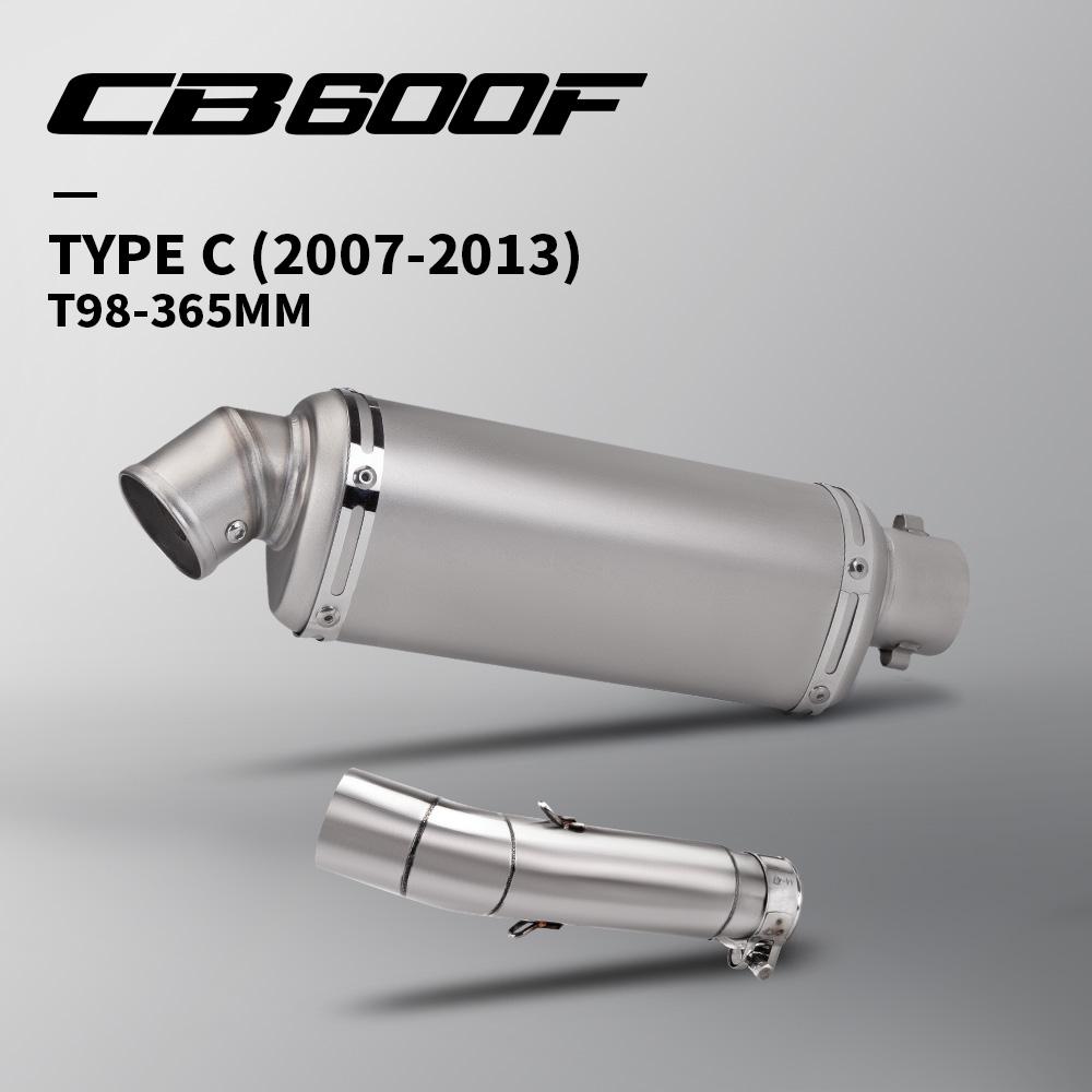 For Hornet CB600F CB 600F 2007- 2013 Hornet CB600 Exhaust Muffler Middle CB600F Link Pipe Escape Pipe Slip-on