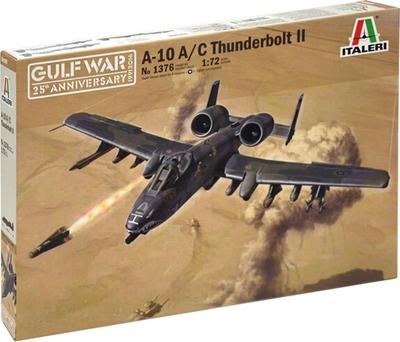 PLATZ Italeri Масштабная модель Американского Thunderbolt II Война в Персидском заливе Пластиковый набор IT1376 1/72 A-10A/C (Самолет)