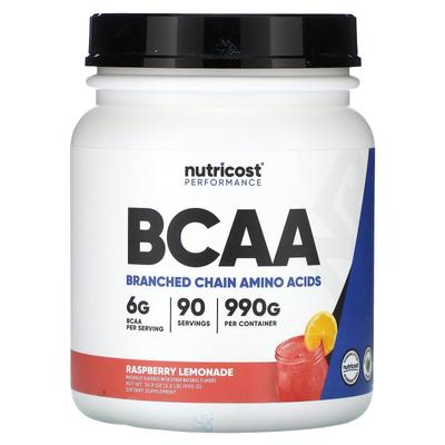 Производительность, BCAA, Малиновый лимонад, 2,2 фунта (990 г)