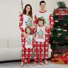 Christmas Parent Child Family Set Home Furnishings Christmas Pajamas Two Piece Set