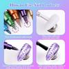 10/12 Colors Waterproof Nails Art Marker Pens Nail Brush Marker Sets  for Nail Decoration