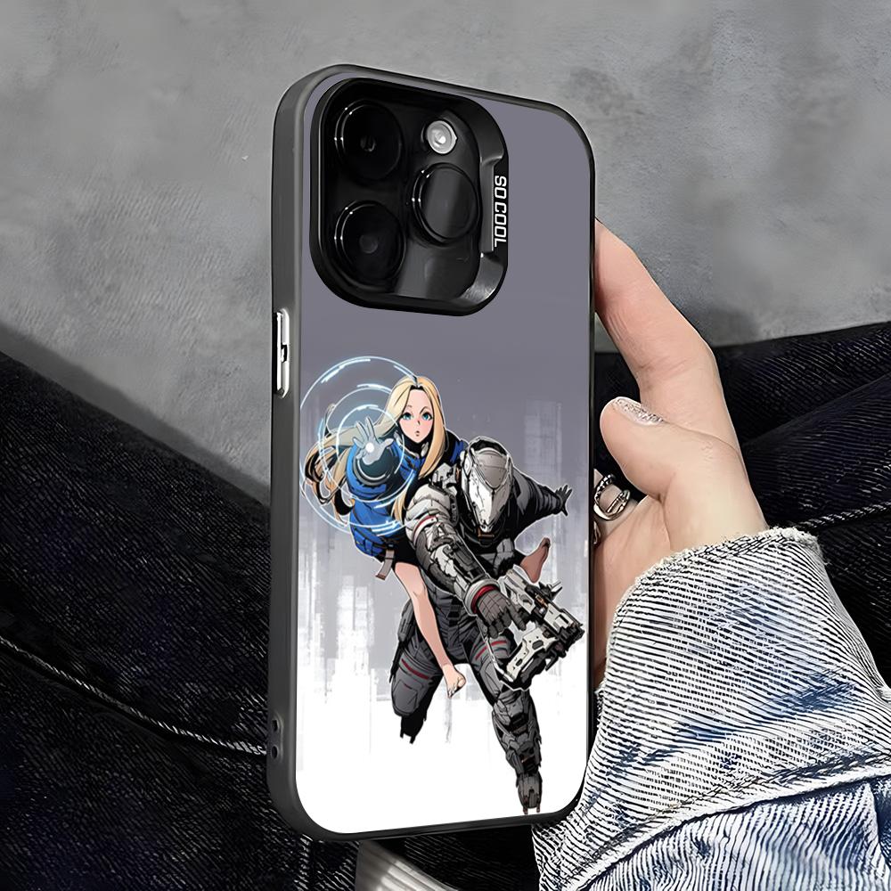 Чехол для телефона P-Pragmata для IPhone 17 Pro Max 16 Pro Max 15 14 13 11 12 Mini Xs X Xr 7 8 Plus Se Цвет Серебристый Чехол