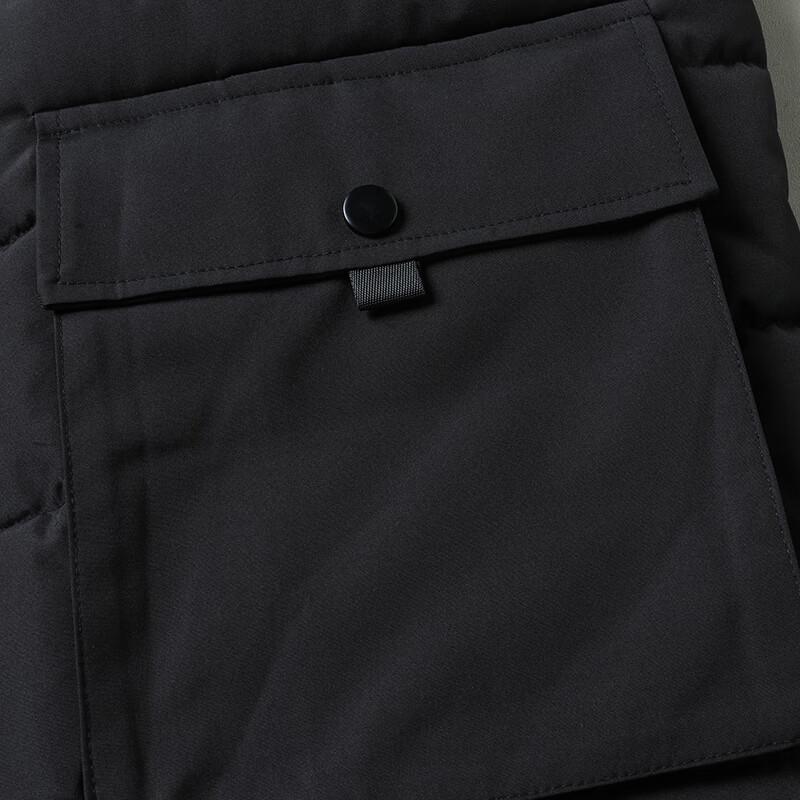 DIBENZE Мужская зимняя парка большого размера с отстегивающимся капюшоном и толстым хлопковым утеплителем