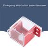 Push Pull Emergency Stop Button Cover Safety Lock Cover Box Type Clear Push Button Switches Cover Easy to Install