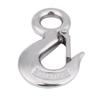 304 Stainless Steel Authentic Swivel Round Eye Snap Clip Cargo Lifting Hook(115mm 1.0T)