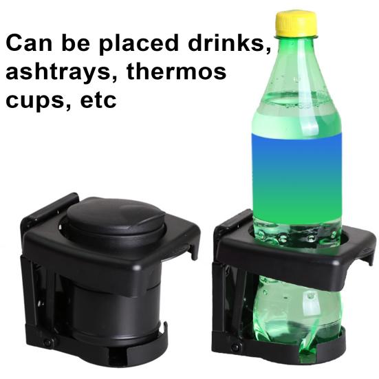 2 шт. складной держатель для напитков, консоль, держатель для бутылок, автомобильный держатель для легковых автомобилей, грузовиков, автофургонов, фургонов, лодок, дорожных автомобильных аксессуаров