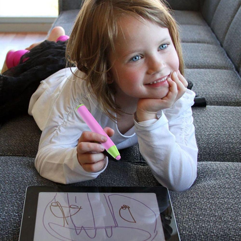 Silicone Kids Stylus Pen Rubber Tip Tablet Capacitive Touch Pencil Universal Touch Screen Pen