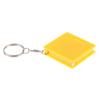 1M Portable Mini Multifunctional Keychain Square Steel Tape Measure With Gradienter