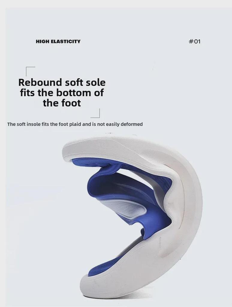 Мужские модные шлепанцы на толстой подошве: Мягкие, удобные пляжные сандалии на лето