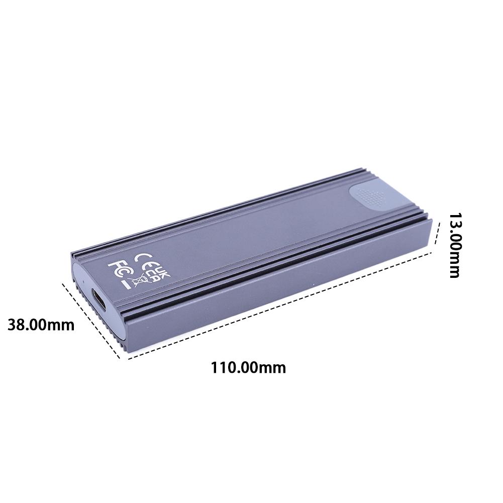 Адаптер корпуса M.2 NVME SATA Dual Protocol SSD, корпус M.2 SSD без инструментов, корпус твердотельного накопителя для NVME PCIE NGFF SATA SSD