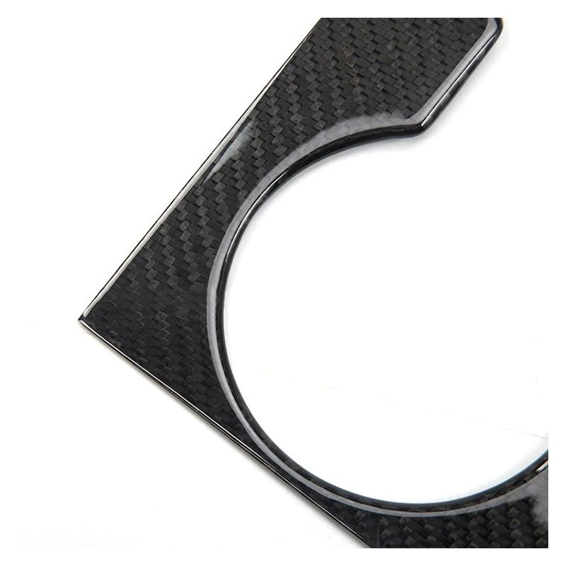 Накладка на центральную консоль из настоящего углеволокна для Tesla Model 3 Y 2023 2022 Сухое углеволокно Глянцевая панель управления Салон автомобиля