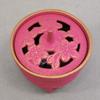 Iwachu Incense Burner Sakura Body Size X H9 29211 Design Accessories Nanbu Ironware Gold/Pink (cm) 8.5