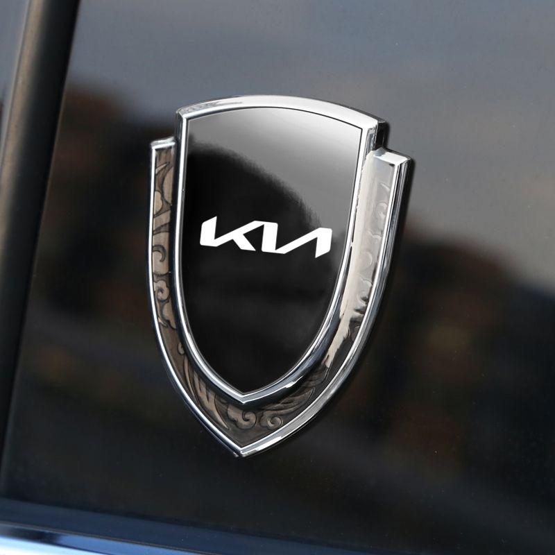 AANJ1 Car Sticker 3D Metal Decal Modification Sticker Suitable for Kia Sportage Ceed Picanto Rio ProCeed Niro 5 3 4 K7 K5 K8 K3 Ray K9