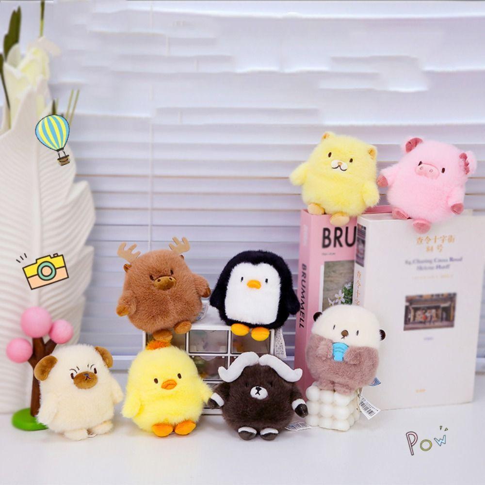 Fluffy Bean Bag Series Figurines Talking Story Elephant Finger Puppets Toys  Party Supplies