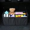 Car Storage Trunk Collapsible Multi-Compartment Car Organizers Trunk Storage Box For Any Car SUV Truck Car Accessories For