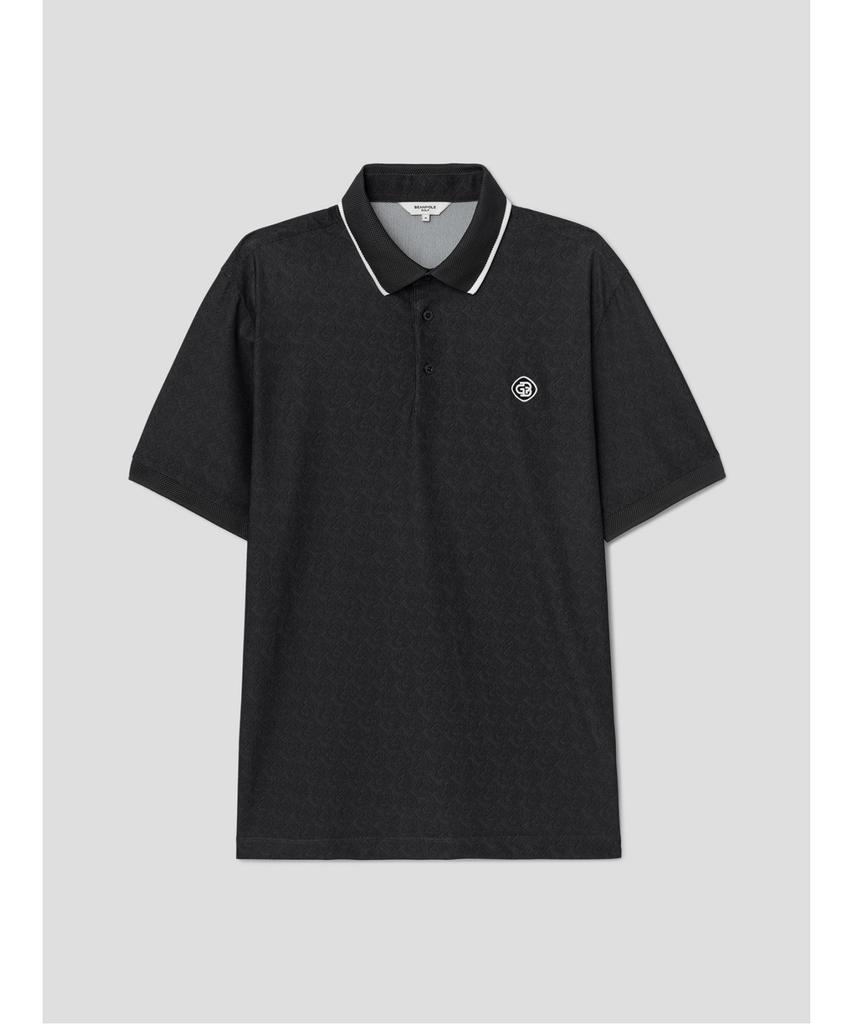 BEANPOLE GOLF [Heritage] Men'S Symbol Print Short Sleeve T-Shirt - Ash