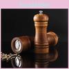 Деревянный набор мельниц для соли и перца с античной отделкой для кулинарной подготовки и кухонного декора