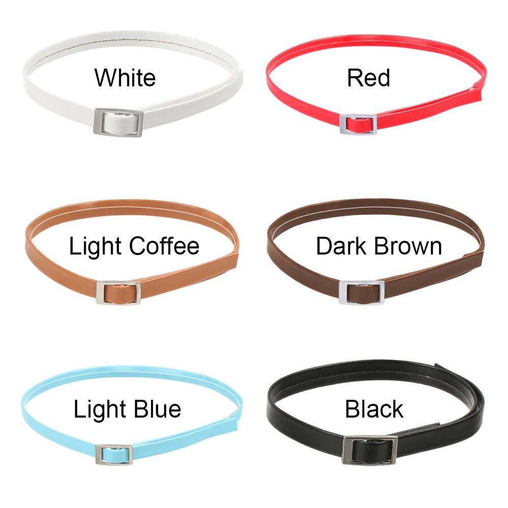 Super Mini Long 20cm Width 5mm Doll Belt Bjd Doll Clothes DIY Doll Accessories Artificial Leather