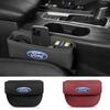 Car Sticker 2026 For Ford Auto Seat Gap Storage Box Leather Car Seat Organizer Holder for Fords 2 3 4 5 MK 2 6 7 Ranger Fiesta K