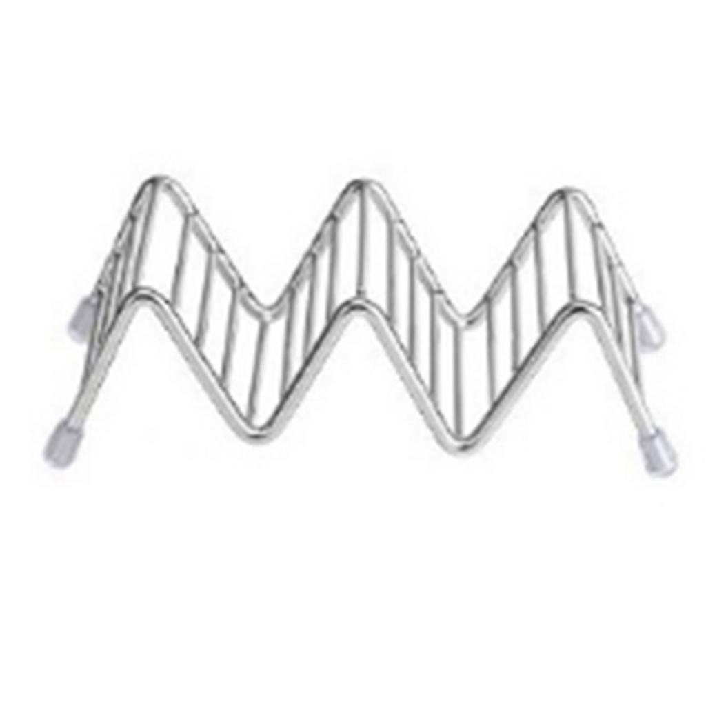 Stainless Steel V Shaped Taco Holder Corn Roll Spring Roll Taco Stand Home Pancake Food Rack 2?3