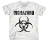 BIOHAZARD CD обложка ЧЕРНЫЙ КЛАССИЧЕСКИЙ ЛОГОТИП Официальная БЕЛАЯ РУБАШКА LG Новое городское состояние mata Унисекс Футболка