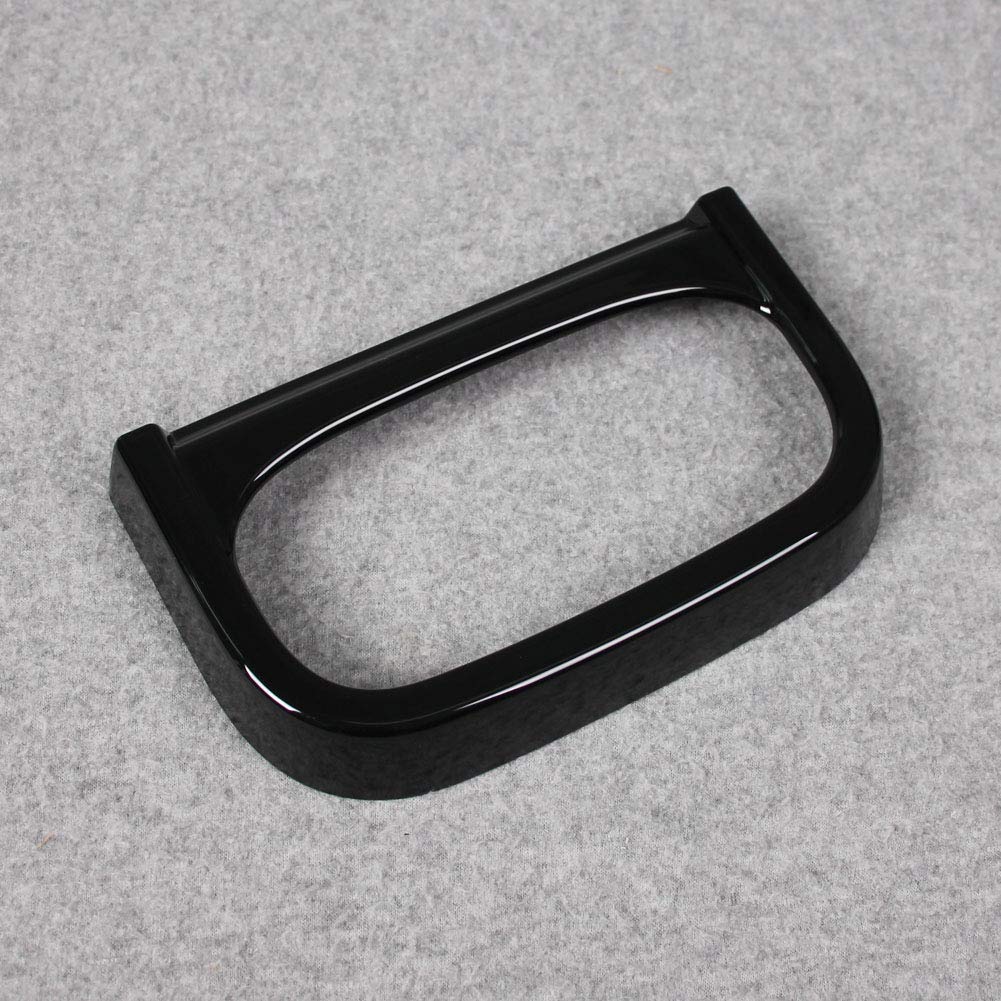 RUIQ Накладка-декорация на подстаканник салона для Mitsubishi New Delica Standard D5 комплектации, цвет черный рояльный лак