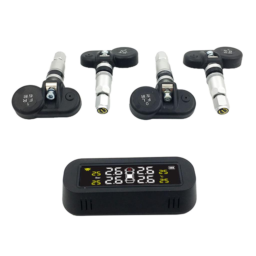 Universal Wireless Solar Power/USB TPMS Tire Pressure Monitoring System