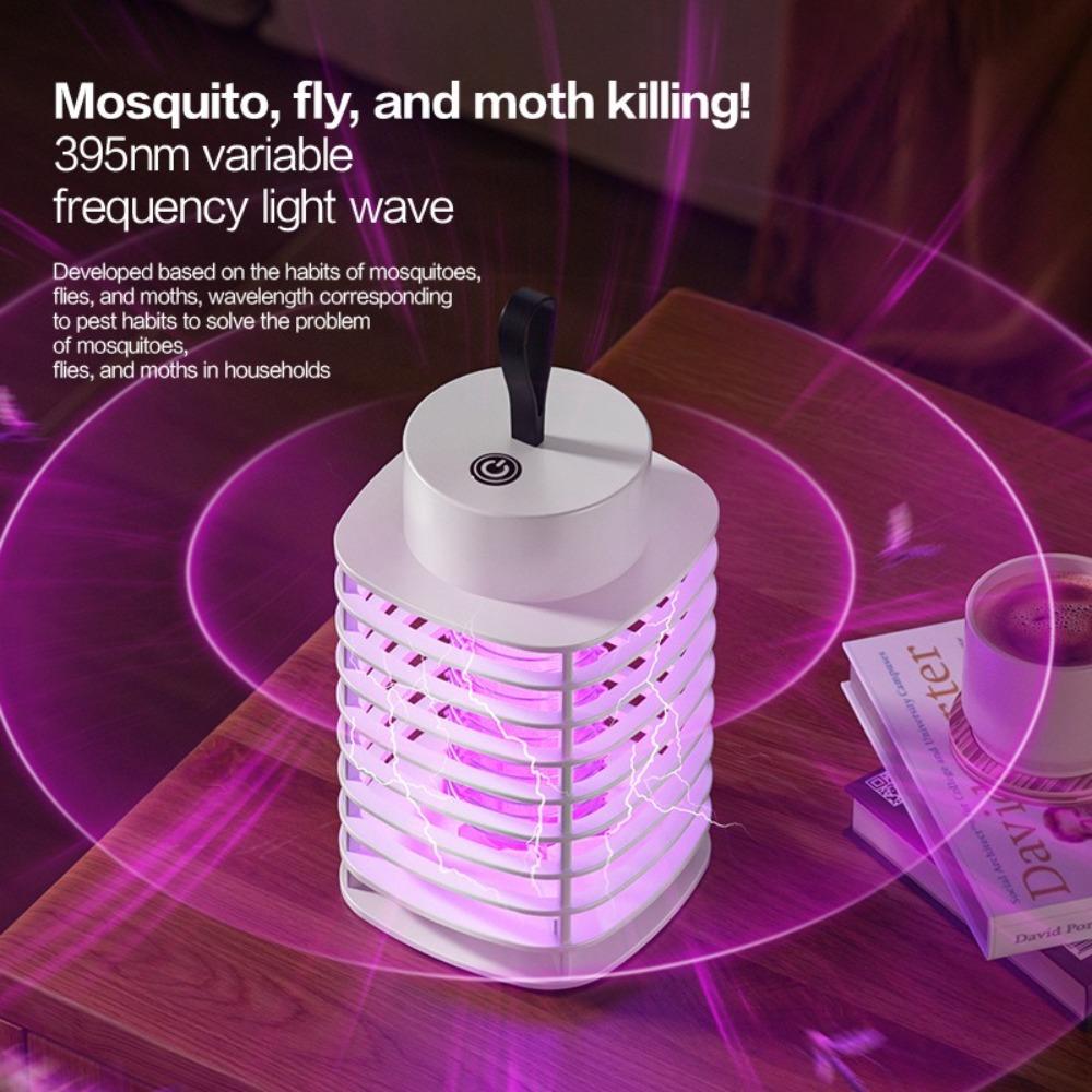 USB Rechargeable Mosquito Killer Lamp Anti Mosquito Bug Zapper Trap Lamp Electric Fly Trap  Summer