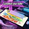 Custom Name Personalized Anime Pattern Mousepad, Laptop PC Desk Mat, Decorative Desk Mat for Home Keyboard Pad Gift