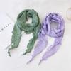 New Solid Color Scarf For Women In Spring And Autumn Versatile Ribbon Wrist Strap Headband Fashionable Decoration Student Neck Protection Small Scarf