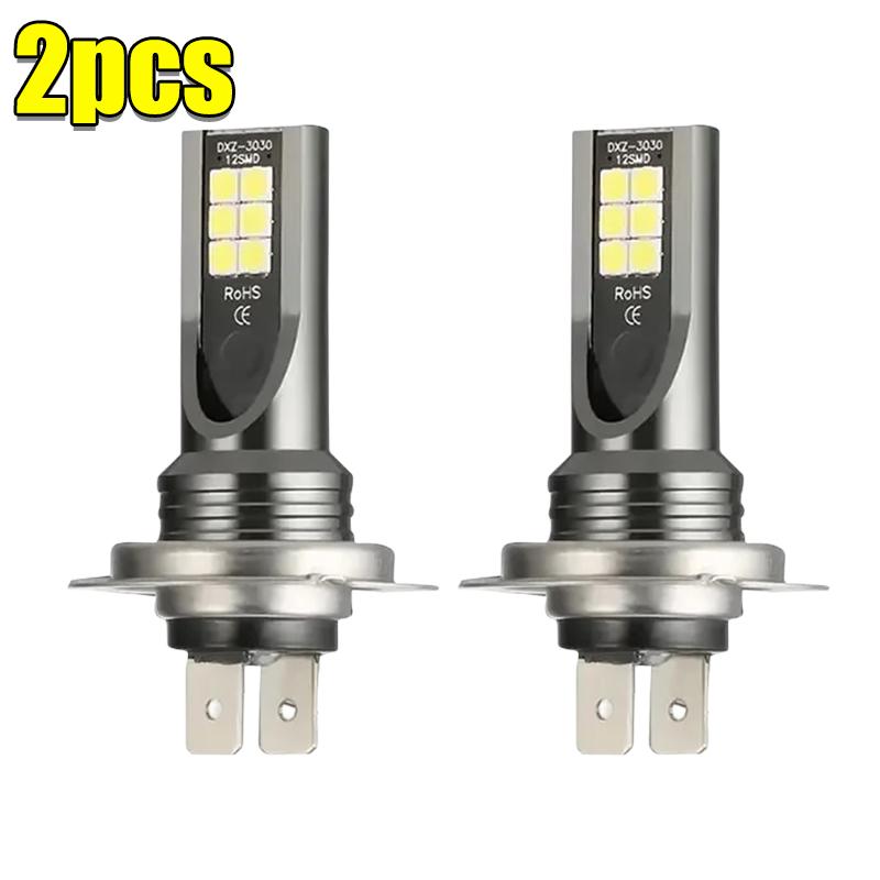 1/4 шт. H7 12LED автомобильные лампы для фар комплект водонепроницаемые автомобильные противотуманные фары супер-яркие 6000K белые светодиодные лампы автомобильные аксессуары