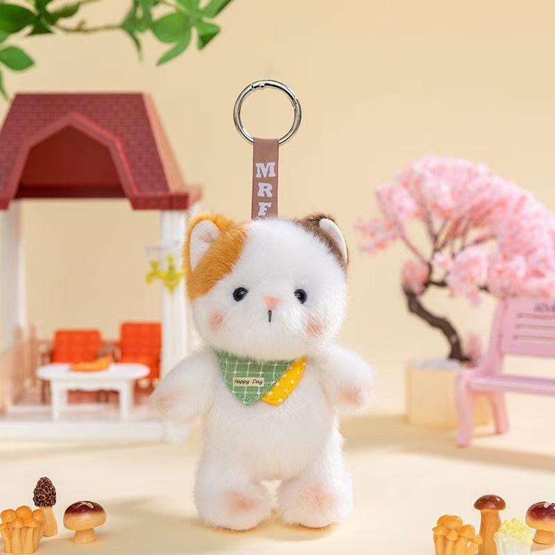 Scented Rabbit Plush Keychain - Fluffy Backpack Clip Gift