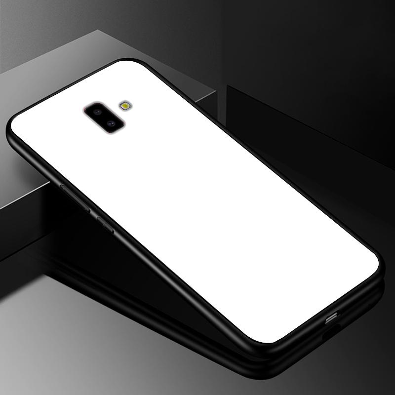 Чехол-бампер для Samsung J6 2018, чехлы с закаленным стеклом для Samsung Galaxy J4 J6 Plus 2018 J8 J7 J730 2017 Prime, жесткая задняя крышка j6