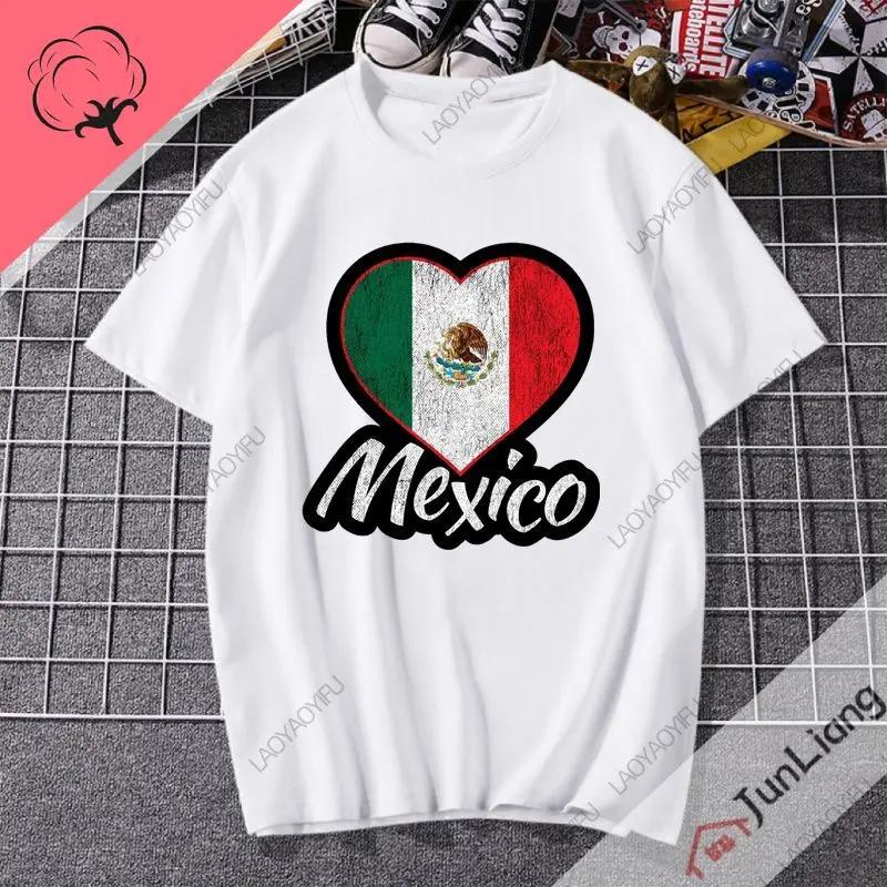 Viva Mexican Shirts Vintage Fashion Mexican Print Tops Mens and Womens 100 Cotton Tshirts Camo Street Fun Clothing