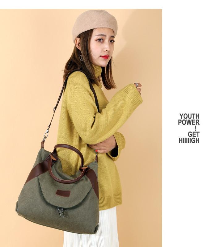 SCIONE Холщовая женская сумка, женская повседневная сумка-мессенджер, модная сумка через плечо Wild Tide, женская сумка