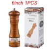 Manual Pepper Grinder Wooden Salt And Pepper Mills Multi-purpose Spice Tool Solid Wood Spices Grinder For Home Kitchen Household